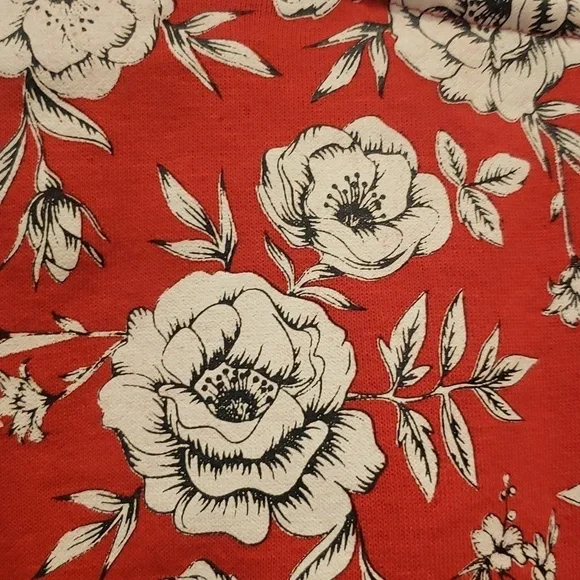 Springfield Sweatshirt Red Floral Women's Small - Picture 9 of 16